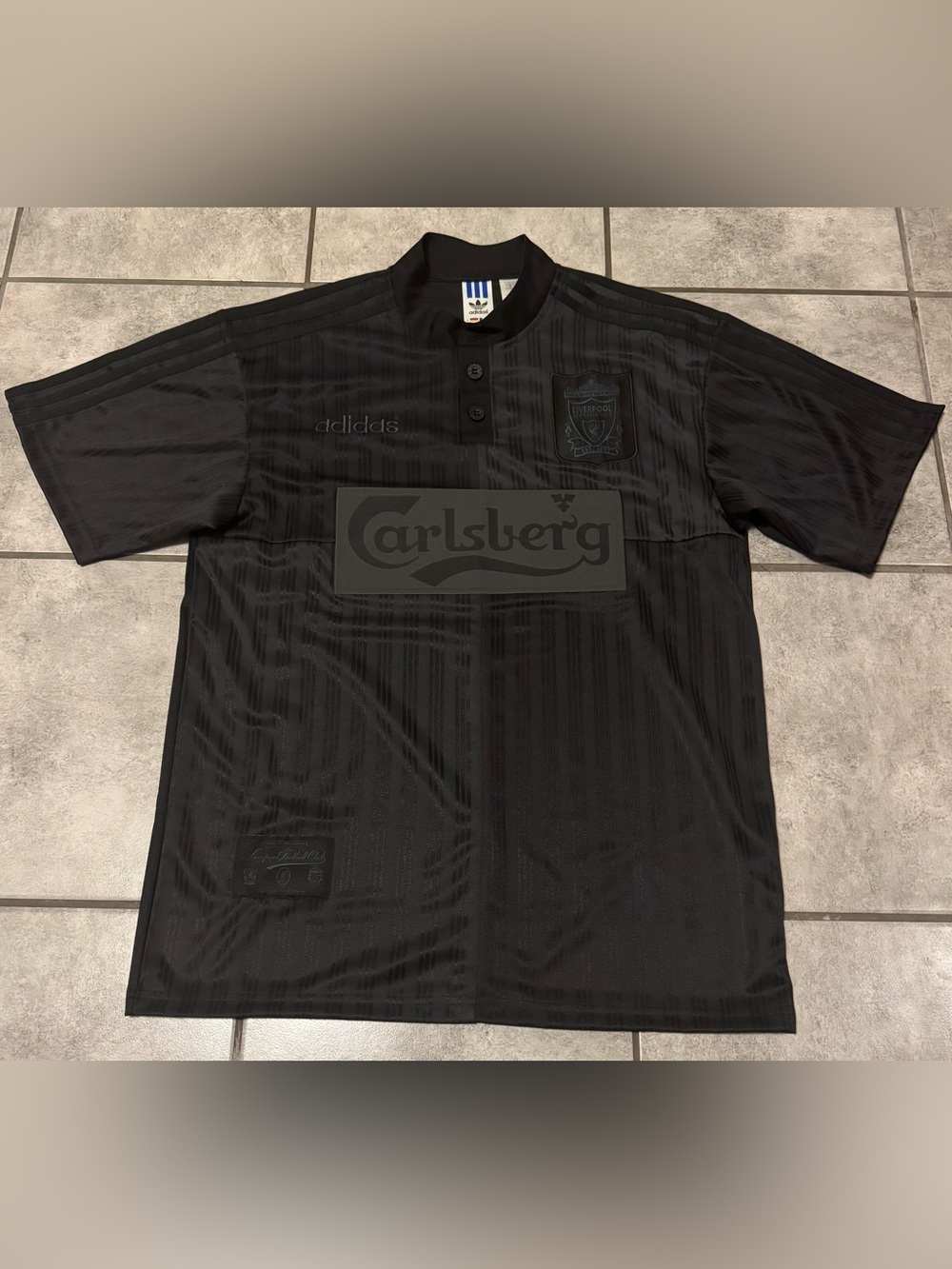 Adidas Liverpool FC Special Jersey 95 Mens Medium Black Retro Throwback Soccer